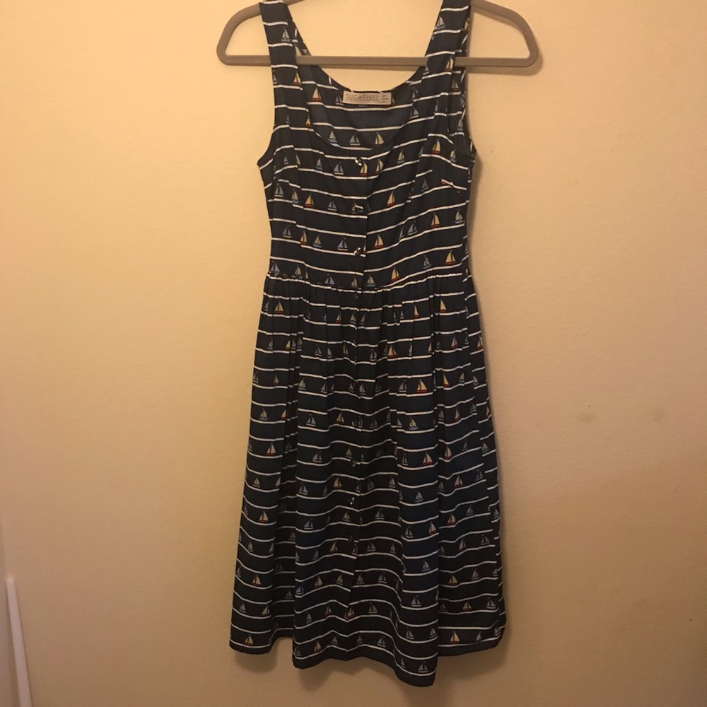 ModCloth sailboat midi dress